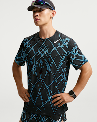 ナイキ エアロスイフトDri-FIT ADV ショートスリーブ ランニングトップ NIKE公式】ナイキ エアロスイフト メンズ Dri-FIT ADV プリント
